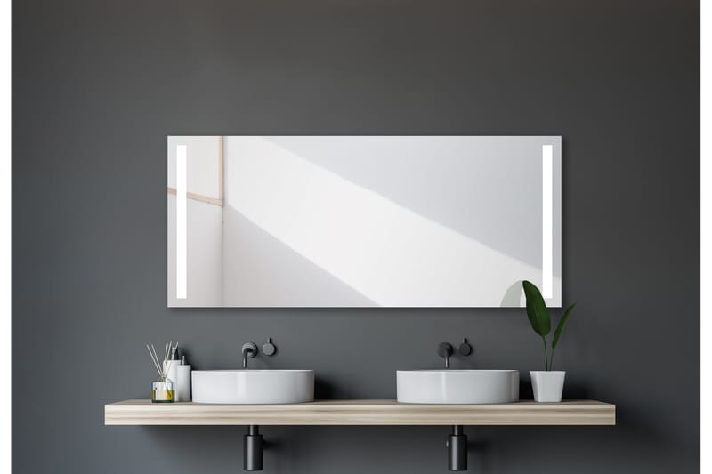 SALLENDE Spegel 160x70 cm - Badrumsspegel - Badrumsspegel med belysning