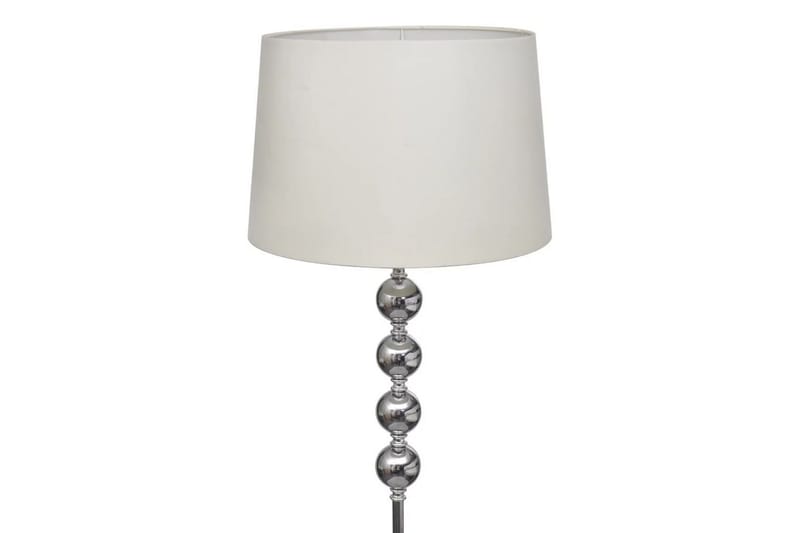 Golvlampa med högt stativ och lampskärm vit - Vit - Sovrumslampa - Golvlampor & golvbelysning