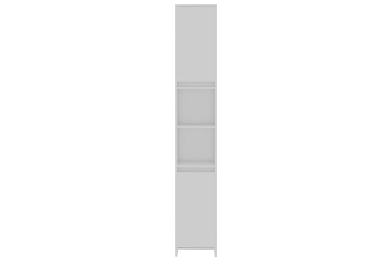 Badrumsskåp vit 30x30x183,5 cm spånskiva - Vit - Badrumsskåp