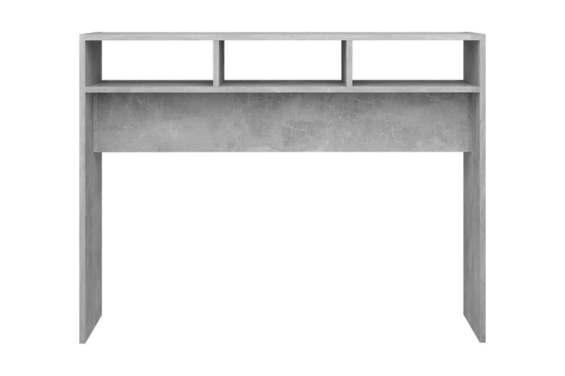 Sidobord betonggrå 105x30x80 cm spånskiva - Grå - Brickbord - Bord - Sidobord & lampbord