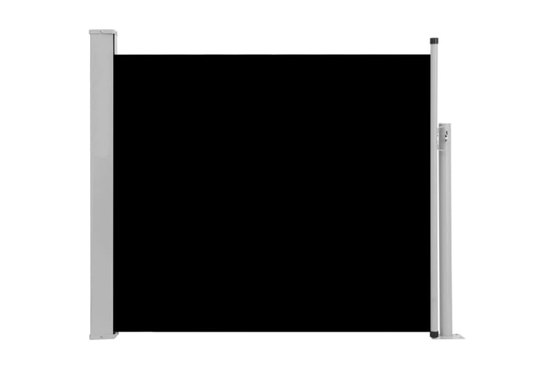 Infällbar sidomarkis 100x300 cm svart - Svart - Sidomarkis - Skärmskydd & vindskydd - Markiser