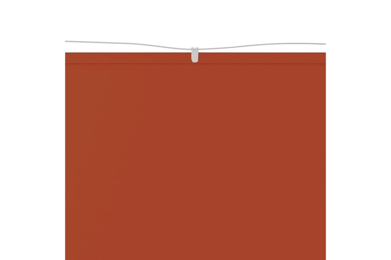 Markis vertikal terrakotta 200x360 cm oxfordtyg - Röd - Fönstermarkis - Markiser