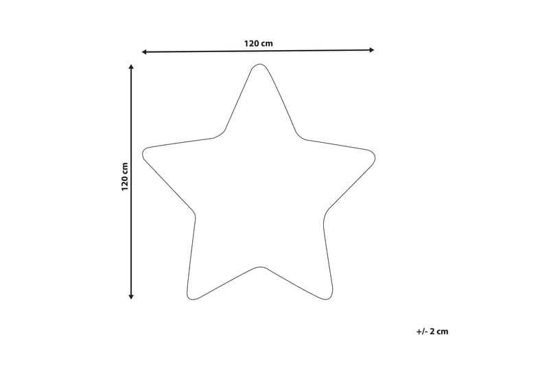 SIRIUS Barnmatta 120x120 cm Vit - Textilier & mattor - Mattor - Fällar & skinnmattor