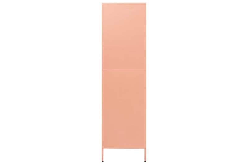 Garderob 90x50x180 cm rosa stål - Rosa - Barn & bebis - Förvaring barnrum - Barngarderob