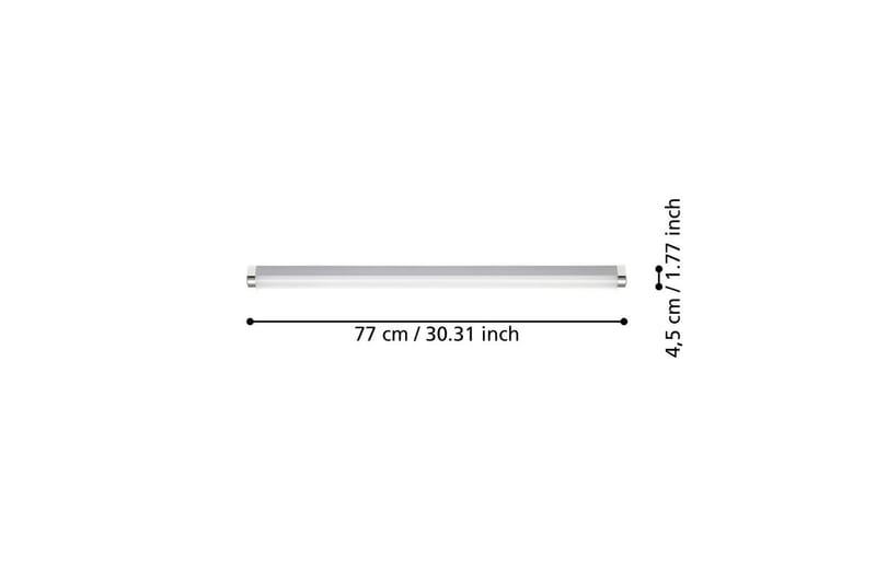 Spegelbelysning Eglo Tragacete 1 770 mm - Vit/Silver/Krom - Belysning - Badrumsbelysning - Badrumslampa vägg