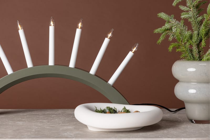 Kebnekaise Ljusstake - Grön - Belysning - Julbelysning - Adventsstjärna