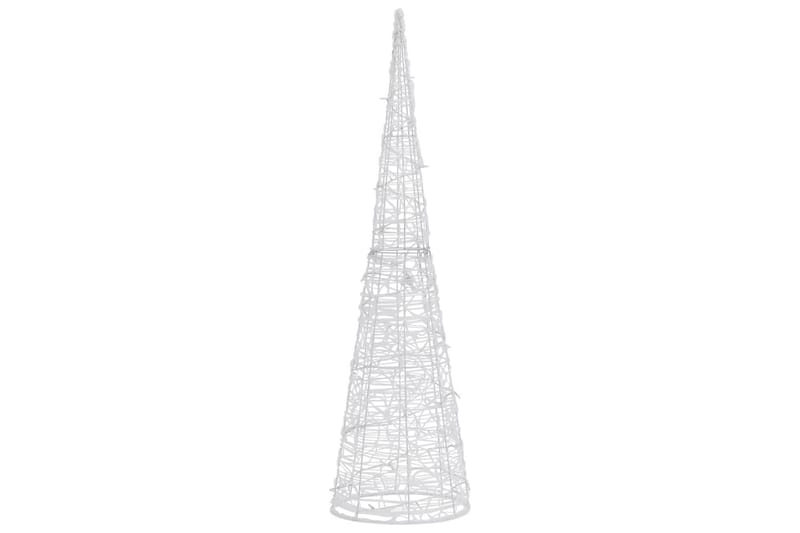 Ljuskon LED pyramid akryl varmvit 120 cm - Vit - Belysning - Julbelysning