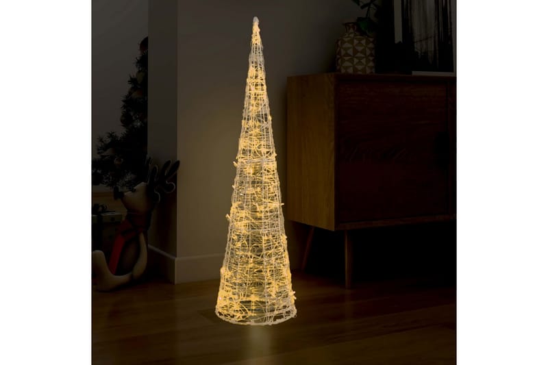 Ljuskon LED pyramid akryl varmvit 120 cm - Vit - Belysning - Julbelysning