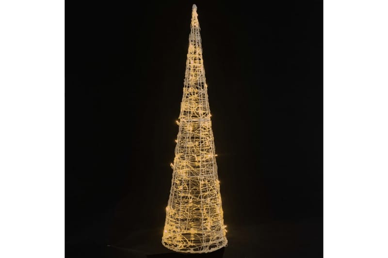 Ljuskon LED pyramid akryl varmvit 120 cm - Vit - Belysning - Julbelysning