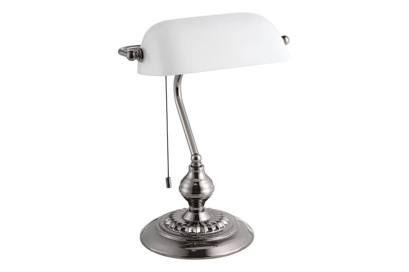 Bordslampa Eglo Banker Nickel Vit - Vit - Belysning - Inomhusbelysning & lampor - Skrivbordslampa