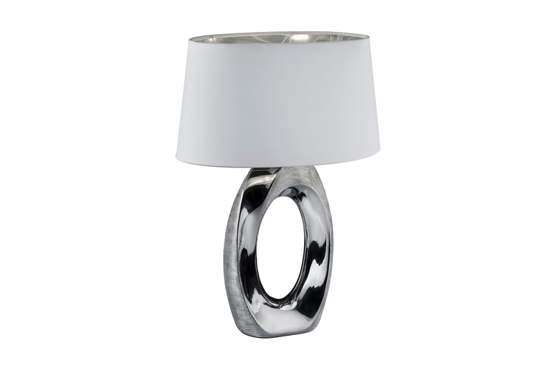 TABA Bordslampa Silver/Vit - Silver/Vit - Belysning - Inomhusbelysning & lampor - Bordslampor & bordsbelysning