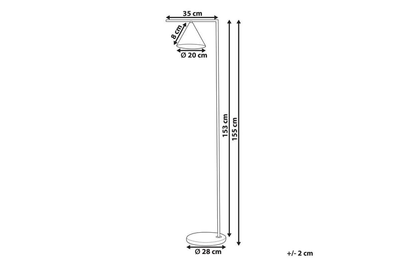 Boreas Golvlampa 155 cm - Koppar - Belysning - Inomhusbelysning & lampor - Golvlampor & golvbelysning