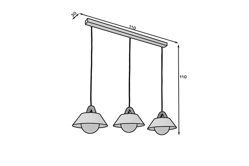 Almitara Pendellampa Rund Svart - Kökslampa & pendellampa - Sovrumslampa - Fönsterlampa hängande