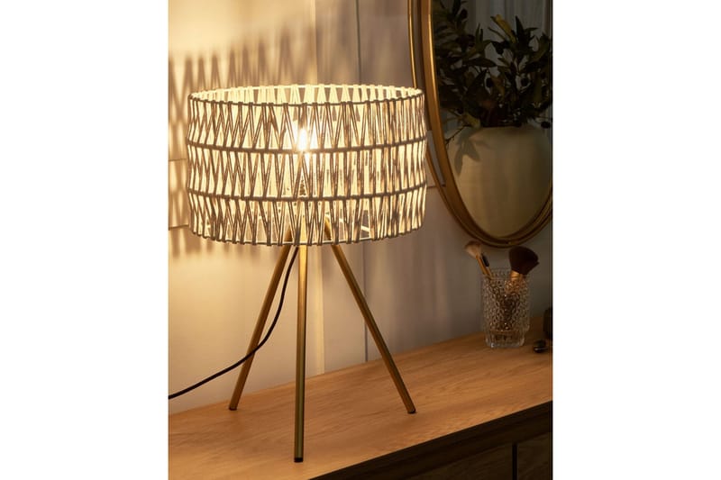 Argentil Bordslampa 50 cm E27 - Guld/Beige - Belysning - Inomhusbelysning & lampor - Fönsterlampor & fönsterbelysning - Fönsterlampa på fot