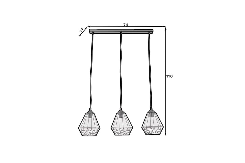 Benigne Pendellampa Svart - Belysning - Inomhusbelysning & lampor - Fönsterlampor & fönsterbelysning - Fönsterlampa hängande