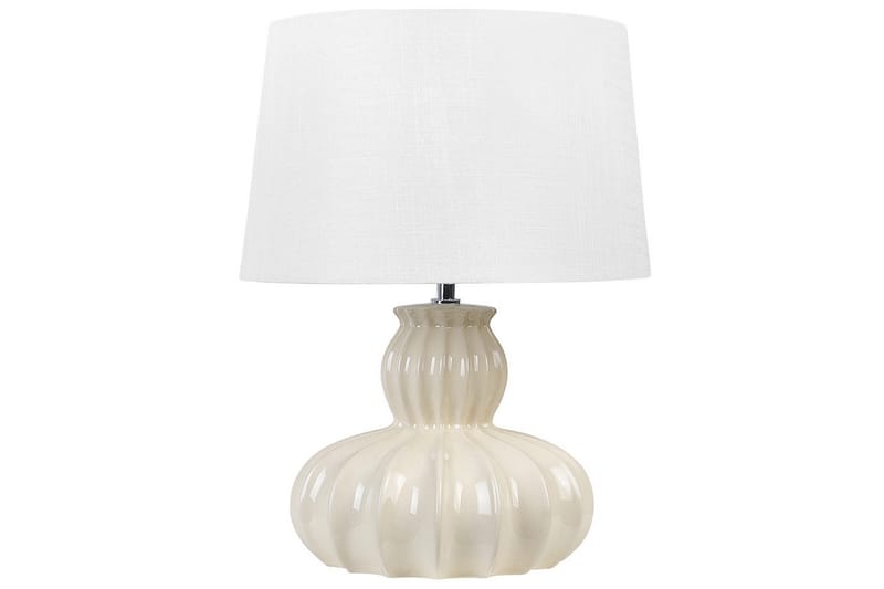 Burgazada Bordslampa 46 cm E27 - Beige/Vit - Belysning - Inomhusbelysning & lampor - Fönsterlampor & fönsterbelysning - Fönsterlampa på fot