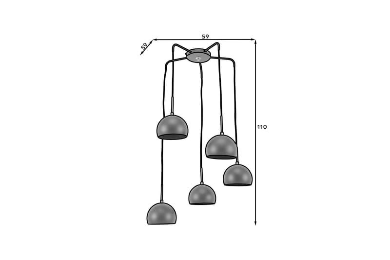 Canonus Pendellampa Svart - Belysning - Inomhusbelysning & lampor - Fönsterlampor & fönsterbelysning - Fönsterlampa hängande