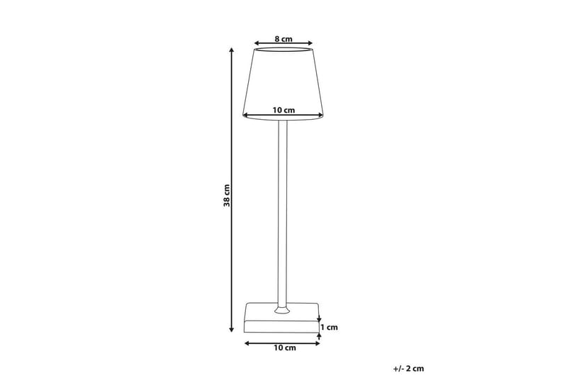 Cebrai LED Bordslampa 38 cm - Grå - Belysning - Inomhusbelysning & lampor - Fönsterlampor & fönsterbelysning - Fönsterlampa på fot