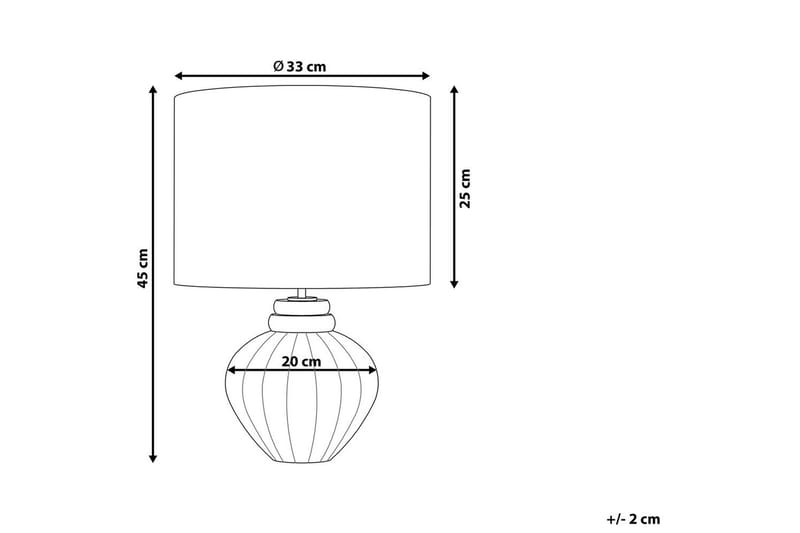 Celestiale Bordslampa 45 cm E27 - Mörkblå/Vit - Belysning - Inomhusbelysning & lampor - Fönsterlampor & fönsterbelysning - Fönsterlampa på fot