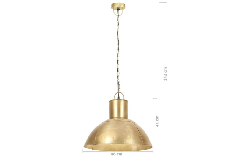 Hänglampa 25 W mässing rund 48 cm E27 - Guld - Belysning - Inomhusbelysning & lampor - Fönsterlampor & fönsterbelysning - Fönsterlampa hängande