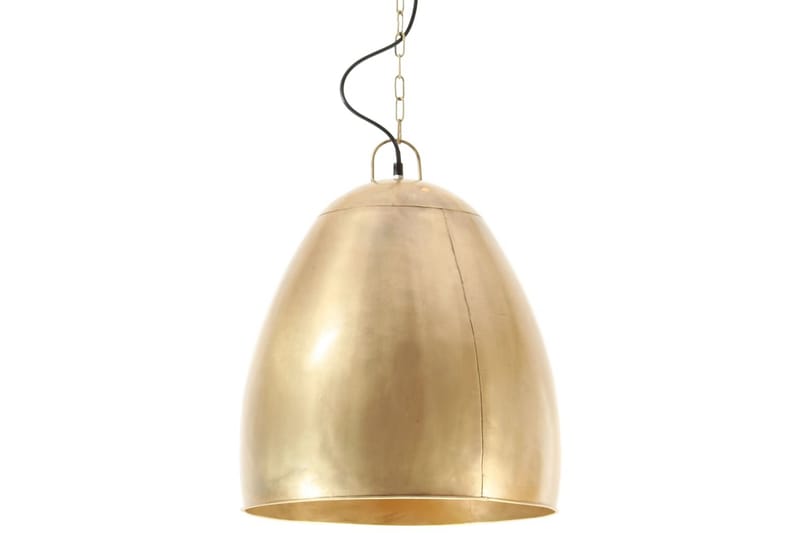 Hänglampa industriell 25 W mässing rund 42 cm E27 - Guld - Belysning - Inomhusbelysning & lampor - Fönsterlampor & fönsterbelysning - Fönsterlampa hängande