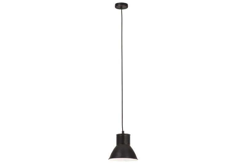 Hänglampa industriell 25 W svart rund 17 cm E27 - Svart - Belysning - Inomhusbelysning & lampor - Fönsterlampor & fönsterbelysning - Fönsterlampa hängande