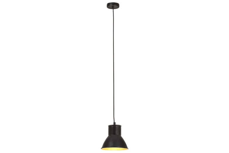 Hänglampa industriell 25 W svart rund 17 cm E27 - Svart - Belysning - Inomhusbelysning & lampor - Fönsterlampor & fönsterbelysning - Fönsterlampa hängande