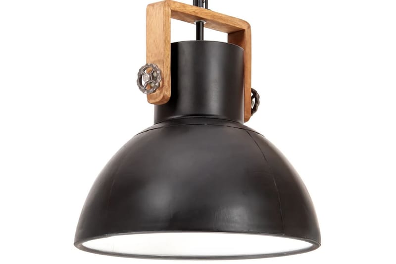 Hänglampa industriell 25 W svart rund 40 cm E27 - Svart - Belysning - Inomhusbelysning & lampor - Fönsterlampor & fönsterbelysning - Fönsterlampa hängande