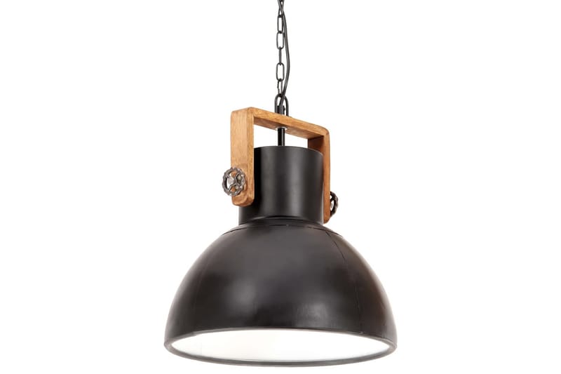 Hänglampa industriell 25 W svart rund 40 cm E27 - Svart - Belysning - Inomhusbelysning & lampor - Fönsterlampor & fönsterbelysning - Fönsterlampa hängande