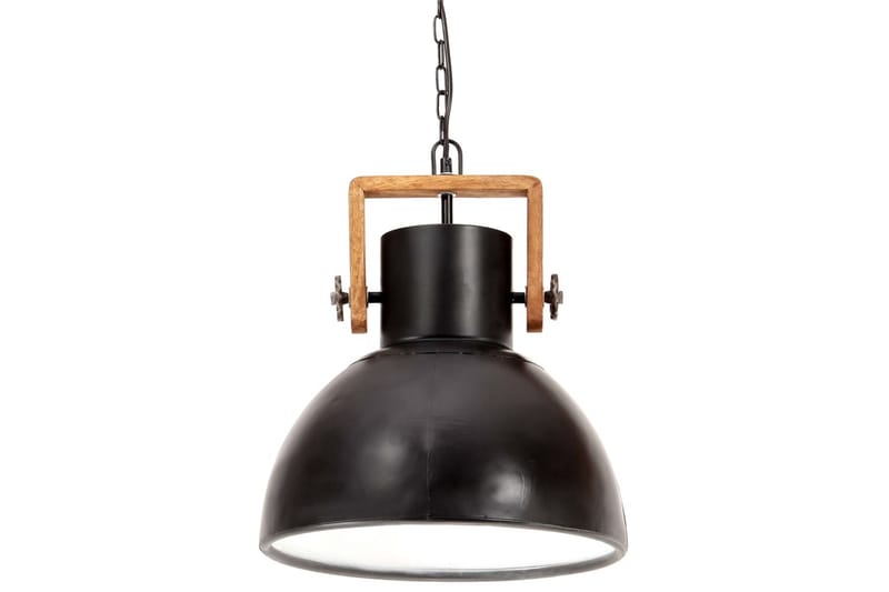 Hänglampa industriell 25 W svart rund 40 cm E27 - Svart - Belysning - Inomhusbelysning & lampor - Fönsterlampor & fönsterbelysning - Fönsterlampa hängande