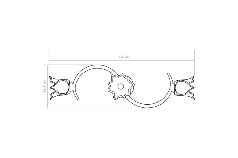 Taklampa med transparenta glasskärmar för 3 E14-lampor tulpa - Transparent - Kökslampa & pendellampa - Sovrumslampa - Fönsterlampa hängande