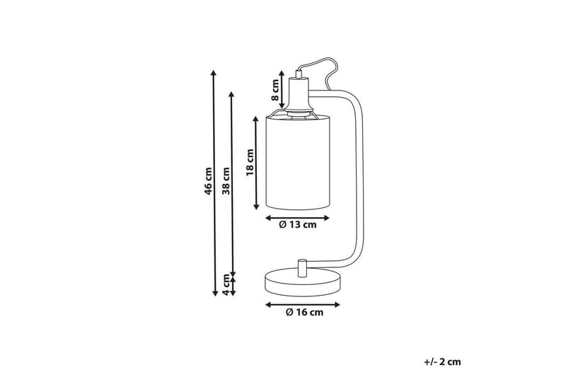 Kallisti Bordslampa 46 cm E27 - Koppar/Vit - Belysning - Inomhusbelysning & lampor - Fönsterlampor & fönsterbelysning - Fönsterlampa på fot