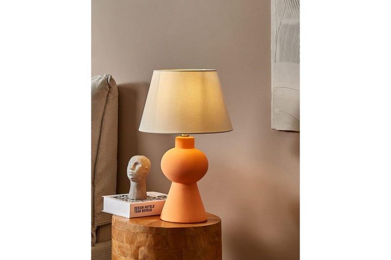 Lemiros Bordslampa 48 cm E27 - Orange/Vit - Belysning - Inomhusbelysning & lampor - Fönsterlampor & fönsterbelysning - Fönsterlampa på fot