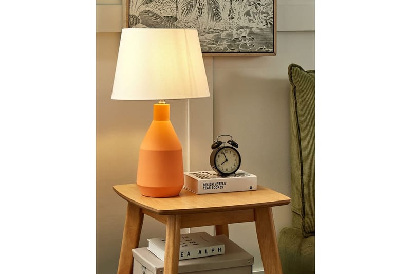 Lombre Bordslampa 53 cm E27 - Orange/Vit - Belysning - Inomhusbelysning & lampor - Fönsterlampor & fönsterbelysning - Fönsterlampa på fot