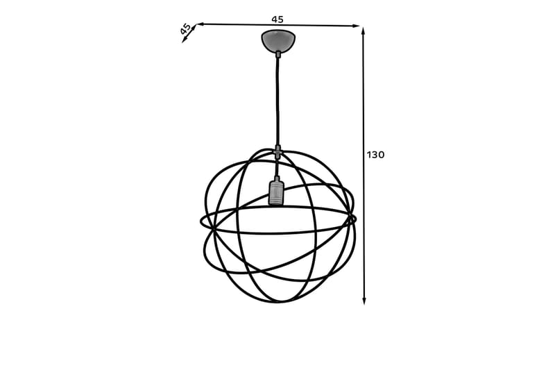 Olinto Pendellampa Rund Svart - Belysning - Inomhusbelysning & lampor - Fönsterlampor & fönsterbelysning - Fönsterlampa hängande