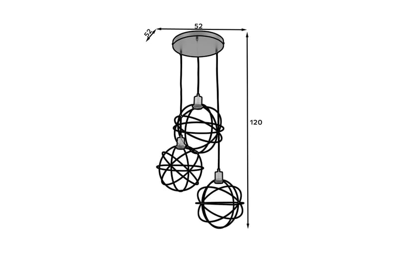 Olinto Pendellampa Rund Svart - Belysning - Inomhusbelysning & lampor - Fönsterlampor & fönsterbelysning - Fönsterlampa hängande