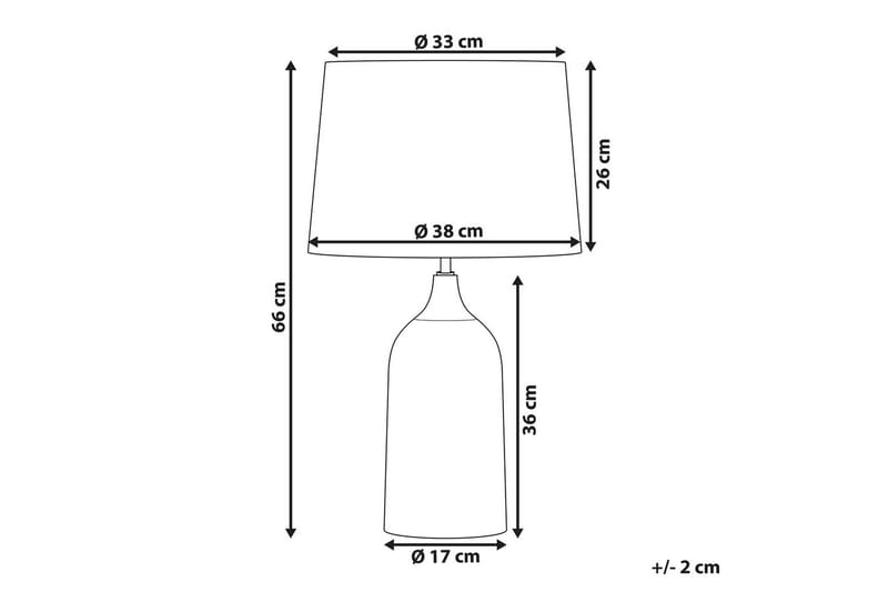 Palmarola Bordslampa 66 cm E27 - Off White - Belysning - Inomhusbelysning & lampor - Fönsterlampor & fönsterbelysning - Fönsterlampa på fot