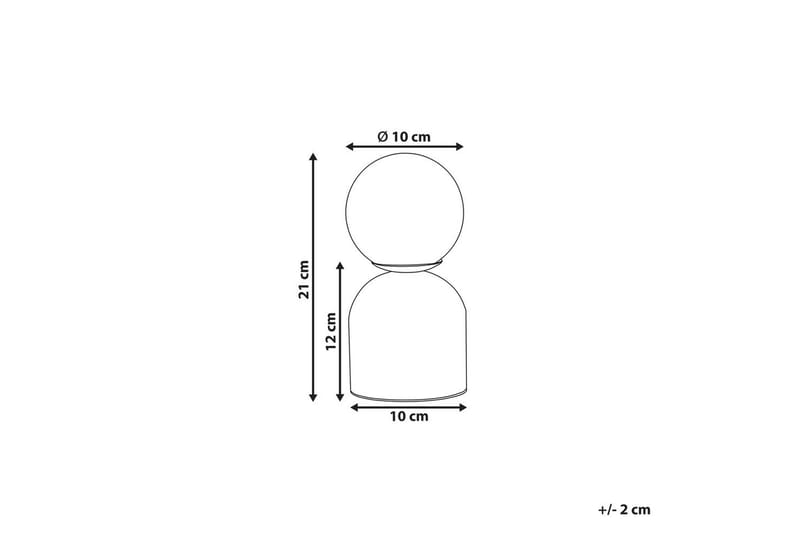 Rizka Bordslampa 21 cm G9 - Vit - Belysning - Inomhusbelysning & lampor - Fönsterlampor & fönsterbelysning - Fönsterlampa på fot