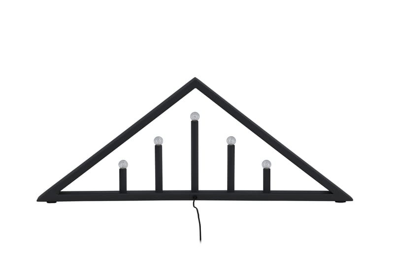 Sankt Adventsljusstake 26 cm Svart - Belysning - Inomhusbelysning & lampor - Fönsterlampor & fönsterbelysning - Fönsterlampa på fot