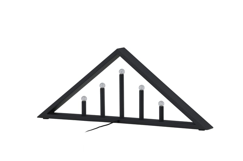 Sankt Adventsljusstake 26 cm Svart - Belysning - Inomhusbelysning & lampor - Fönsterlampor & fönsterbelysning - Fönsterlampa på fot