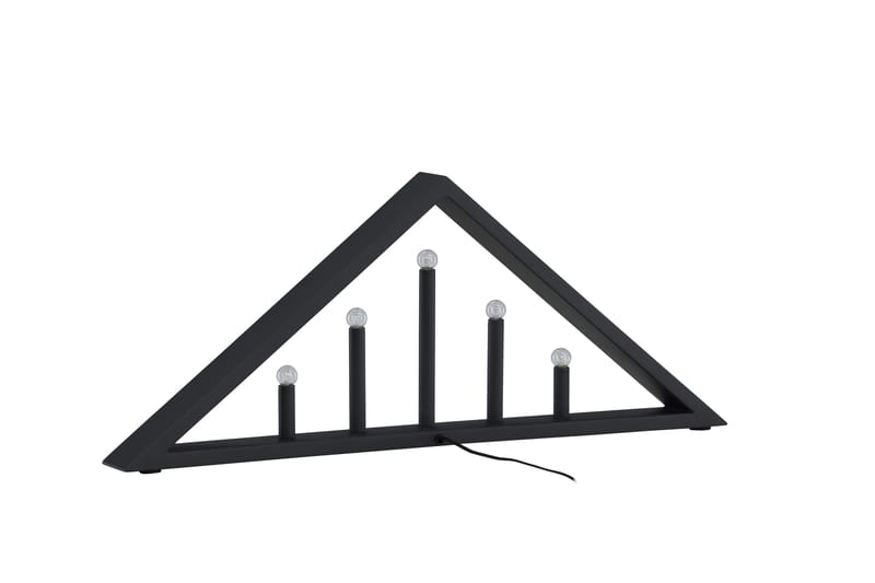 Sankt Adventsljusstake 26 cm Svart - Belysning - Inomhusbelysning & lampor - Fönsterlampor & fönsterbelysning - Fönsterlampa på fot