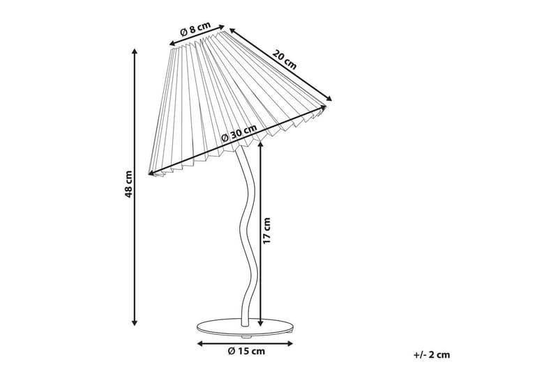 Skiros Bordslampa 48 cm E27 - Fuchsia/Vit - Belysning - Inomhusbelysning & lampor - Fönsterlampor & fönsterbelysning - Fönsterlampa på fot