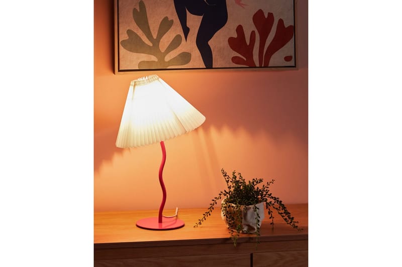 Skiros Bordslampa 48 cm E27 - Fuchsia/Vit - Belysning - Inomhusbelysning & lampor - Fönsterlampor & fönsterbelysning - Fönsterlampa på fot