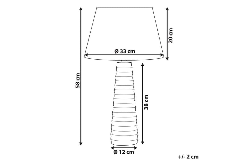 Sogni Bordslampa 58 cm E27 - Grå/Svart - Belysning - Inomhusbelysning & lampor - Fönsterlampor & fönsterbelysning - Fönsterlampa på fot