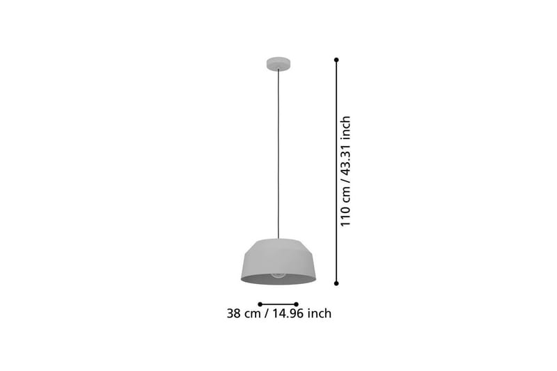 Takpendel Eglo Contrisa - Grå - Belysning - Inomhusbelysning & lampor - Fönsterlampor & fönsterbelysning - Fönsterlampa hängande