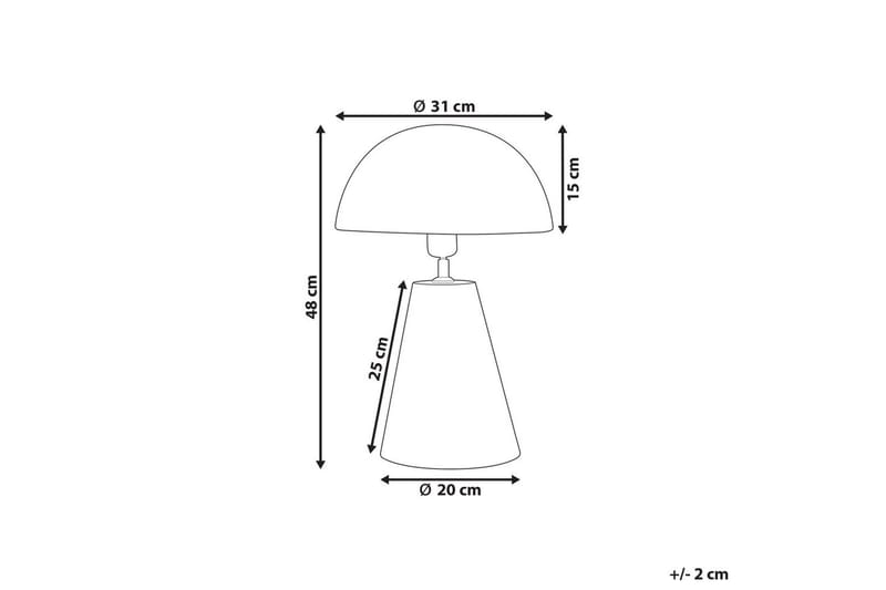 Tritonia Bordslampa 48 cm E27 - Svart - Belysning - Inomhusbelysning & lampor - Fönsterlampor & fönsterbelysning - Fönsterlampa på fot