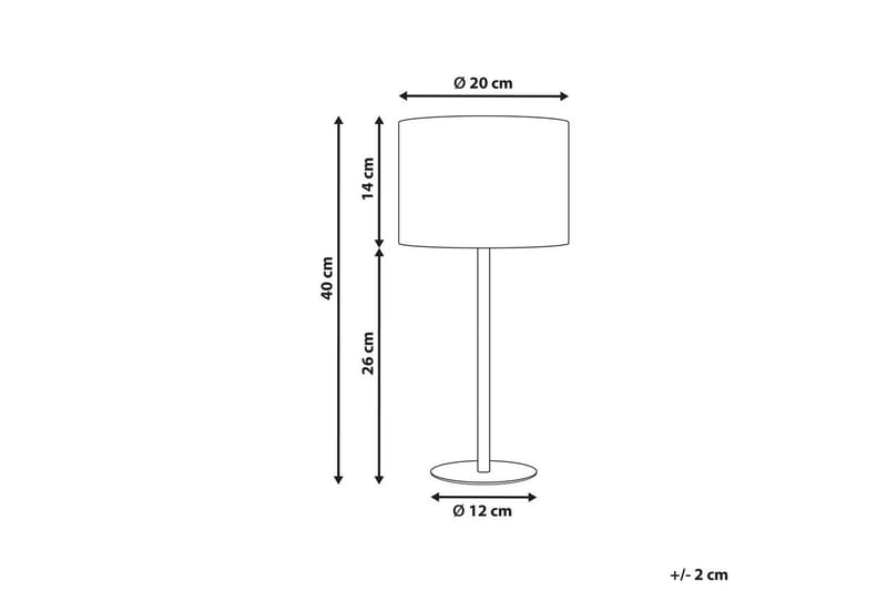 Vinkea Bordslampa 40 cm E27 - Svart/Beige - Belysning - Inomhusbelysning & lampor - Fönsterlampor & fönsterbelysning - Fönsterlampa på fot