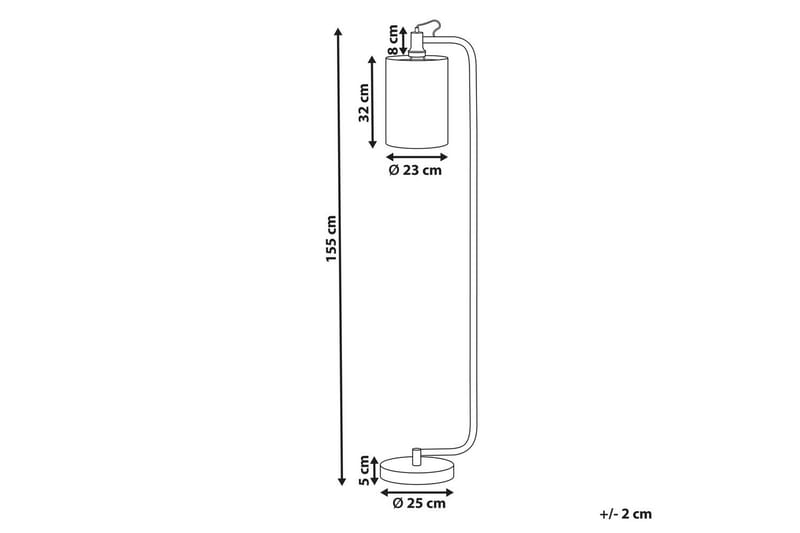 Kallisti Golvlampa 155 cm - Koppar/Vit - Belysning - Inomhusbelysning & lampor - Golvlampor & golvbelysning