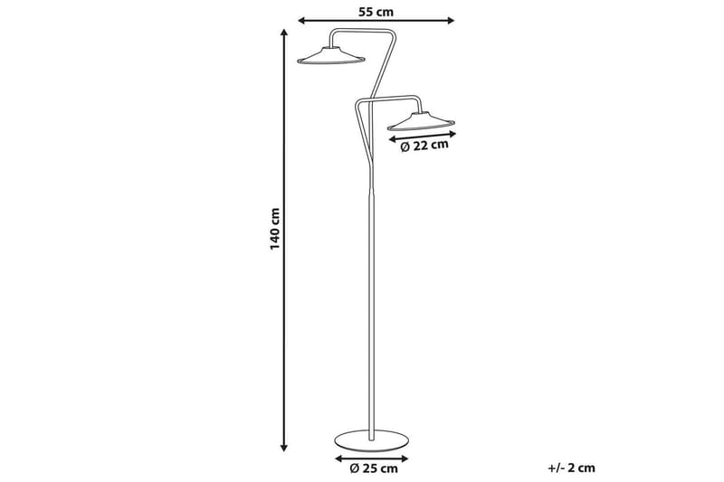 Karpathy Golvlampa 140 cm - Svart - Belysning - Inomhusbelysning & lampor - Golvlampor & golvbelysning