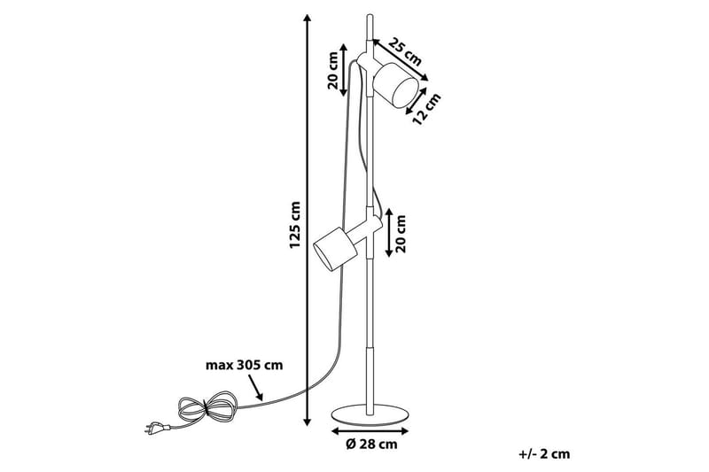 Kastoy Golvlampa 125 cm - Flerfärgad - Belysning - Inomhusbelysning & lampor - Golvlampor & golvbelysning